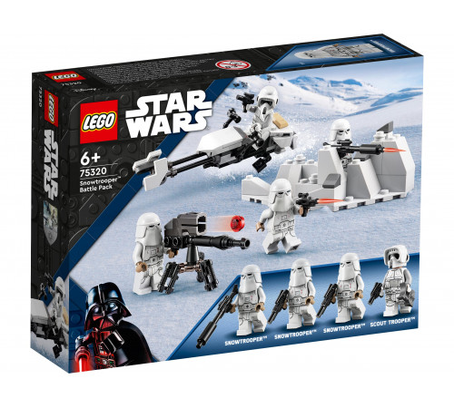Детский магазин в Кишиневе в Молдове lego star wars 75320 Конструктор "Звёздные войны: Боевой набор снежных пехотинцев" (105 дет.)
