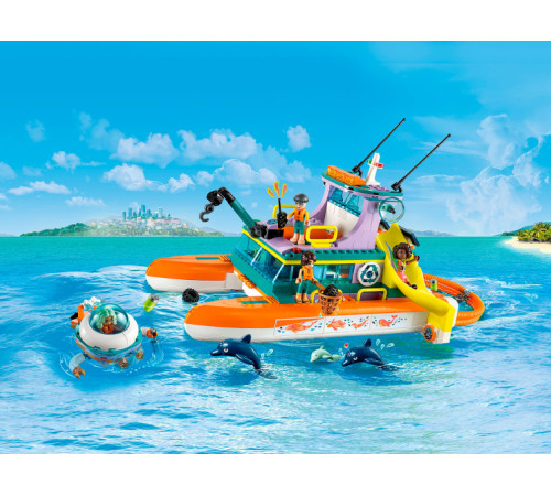 lego friends 41734 Конструктор "Морская спасательная лодка" (717дет.)