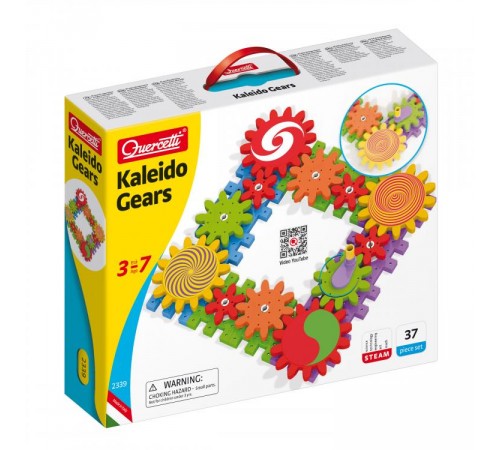 Quercetti 2339 Конструктор "Kaleido Gears" (37 дет.) quercetti 2339 Конструктор "kaleido gears" (37 дет.)