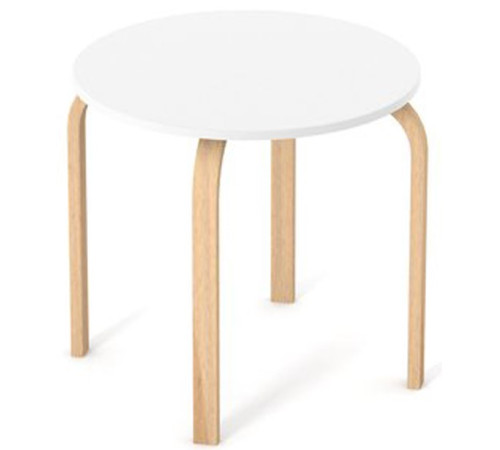  veres 46.390.2.15 Столик деревянный Монако (белый/бук)