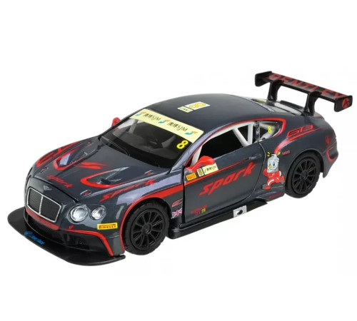 msz 68267a mașinuță metalică bentley continental gt3 concept (1:24) cu sunete și lumini 