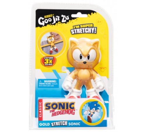 goo jit zu 42644g figurină "sonic the hedgehog" gold