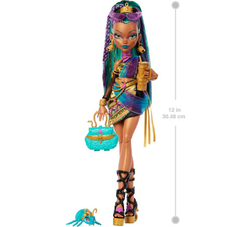 monster high jdr48 păpușă "monster-classic nefera"