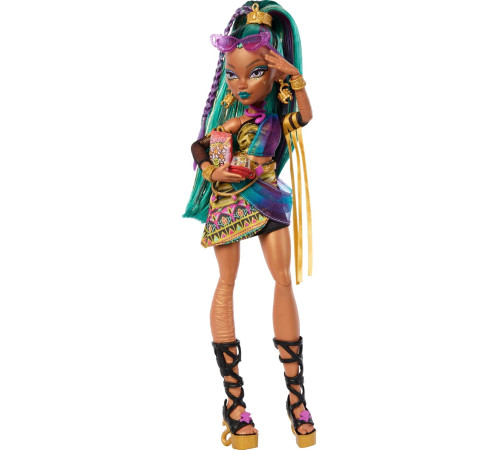 monster high jdr48 păpușă "monster-classic nefera"