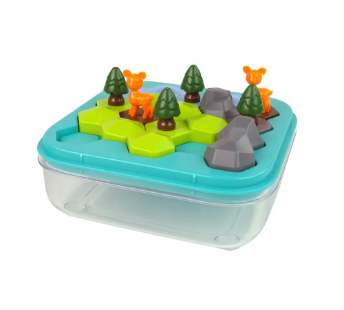 hola toys he796200 joc logic de masă "animale din pădure"