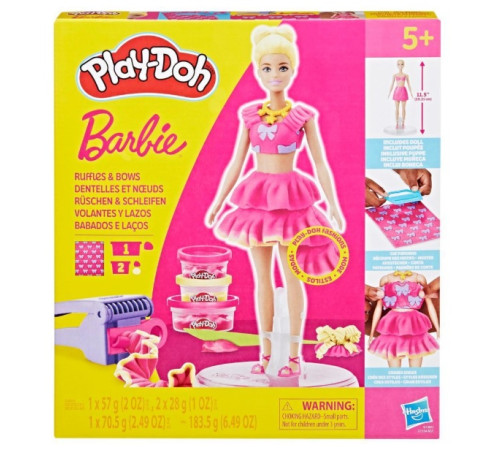  play-doh g1361 Набор для творчества "Барби: Оборки и бантики"