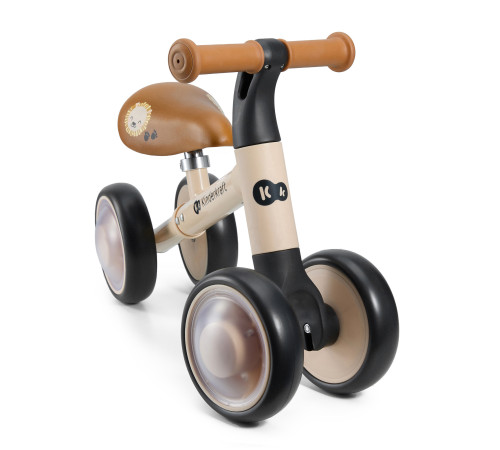 kinderkraft mini-bicicletă fără pedale "cutie flash" (bej)