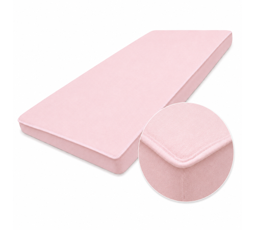  new baby 15839 cearceaf impermeabil din frotir "klasik" (60х120 cm) roz