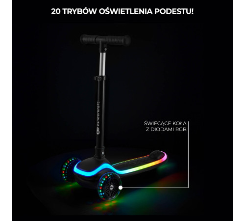 kinderkraft trotineta raket negru