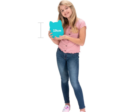 squishmallows sqcr04118 jucărie moale "testoasa albastra - truman&rdquo; (19 cm.)