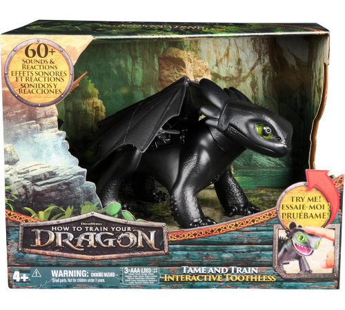 Spin Master 6072727 D Figurină interactivă "Toothless" (60 de sunete)  spin master 6072727 d figurină interactivă "toothless" (60 de sunete)