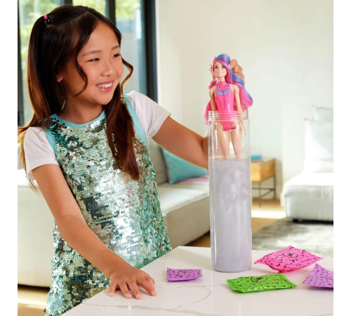 barbie jcp01 Кукла-сюрприз "color reveal: Звезды диско" 
