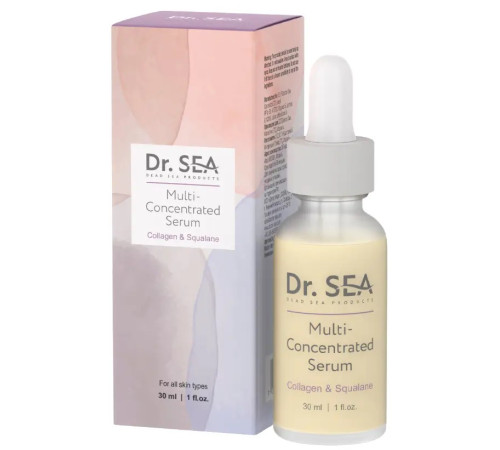  dr.sea Мульти-концентрированная сыворотка с Коллагеном и Скваланом (30 мл) 020783