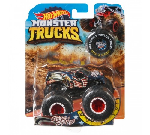 hot wheels fyj44 Базовая машинка-внедорожник 1:64 серии "monster trucks" (в асс.)