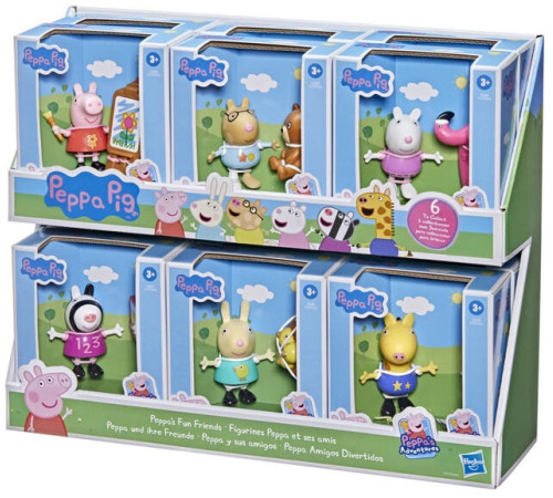 peppa pig f2179 figurină "peppa pig" (7,5 cm) în sort.