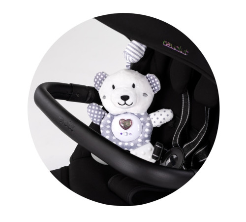 chipolino pikl02501bea Игрушка-подвеска музыкальная "Мишка"