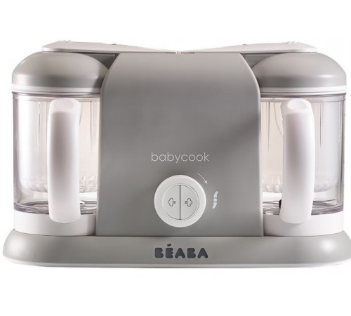 beaba 3933 Пароварка-блендер 4в1 "robot babycook plus" серый