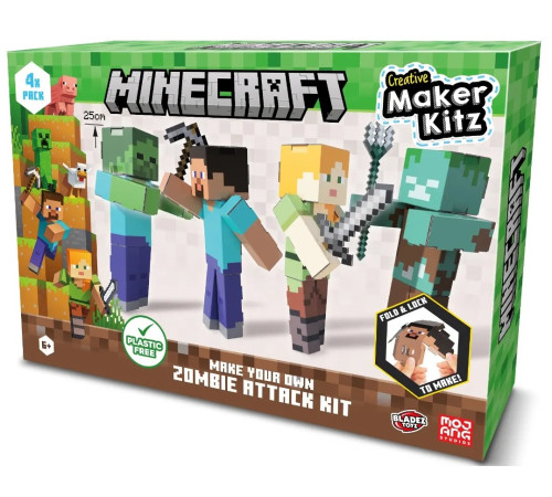 bladez mc85755 set de creatie make your own zombie kit minecraft 