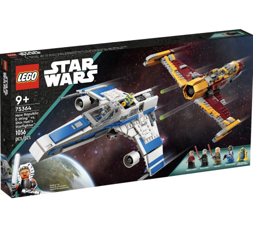 lego star wars 75364 Конструктор "e-wing Новой Республики против Шин Хати" (1064 дет.)
