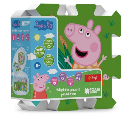Детский магазин в Кишиневе в Молдове trefl 61612t Коврик-пазлы "peppa the pig"