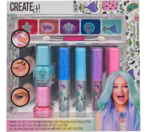 Create it 84141 Набор детской косметики "Русалочка"  create it 84141 Набор детской косметики "Русалочка"