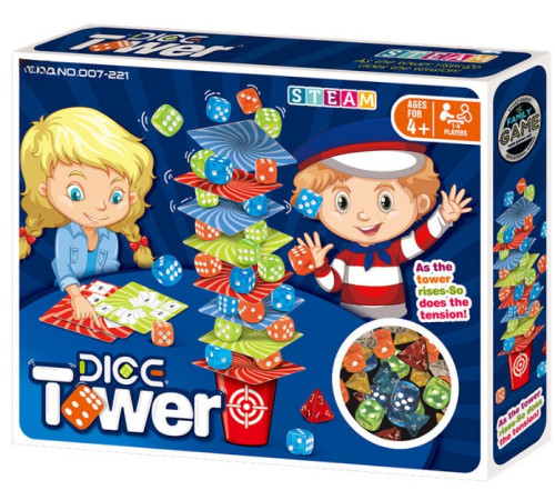  84786 Настольная игра "Башня из кубиков"