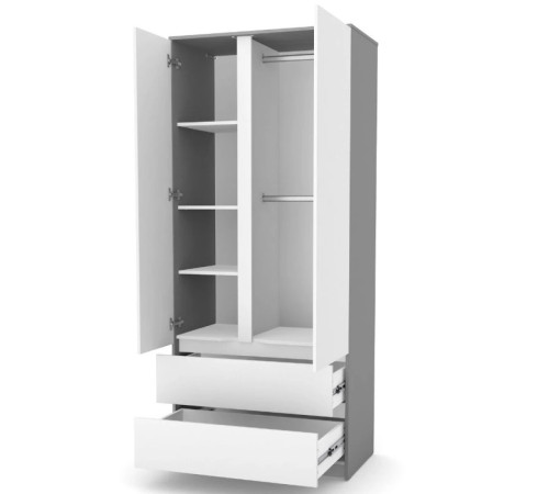 set mobilier pentru copii veres bern (pătuț + comodă + dulap)