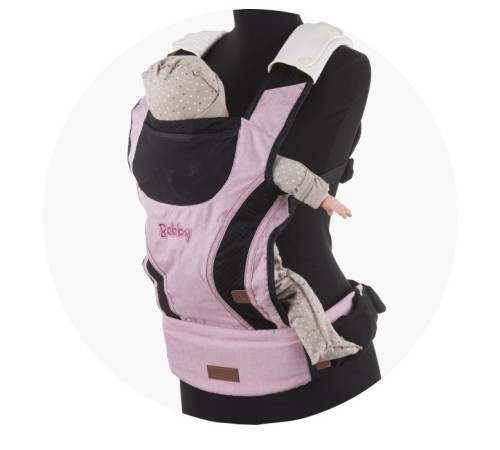  chipolino Рюкзак-переноска bobby kenby0225rw розовая вода