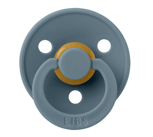  bibs suzeta rotunda din latex color m (6-18 luni) petrol