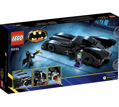 lego super heroes 76224 constructor "batmobile™: batman™ vs. joker™ chase" (438 el)