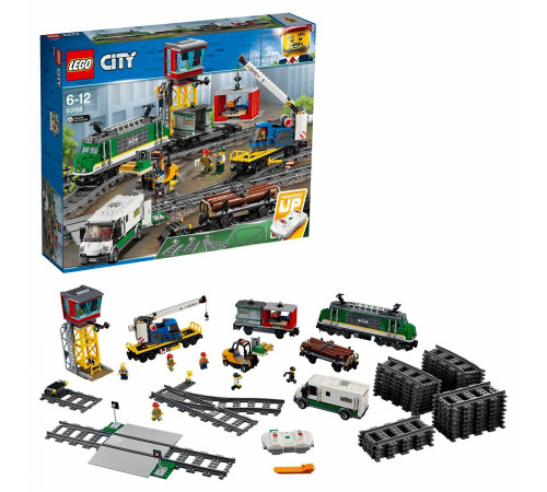 lego city 60198 Конструктор "Товарный поезд" (1226 дет.)