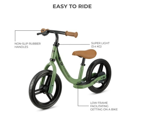 kinderkraft run bike space (verde)