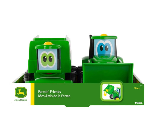 tomy 47193 29215 set de joc  "prietenii fermierilor" (2 buc.)