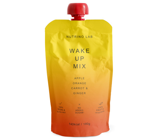  nutrino lab piure "wake up snack" măr-portocale-morcov-ghimbir (180 gr.)