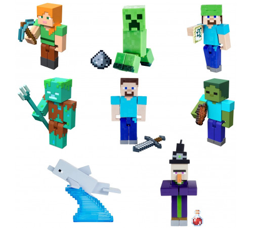 minecraft gtp08 Базовая фигурка "Майнкрафт" (8 см.) в асс.