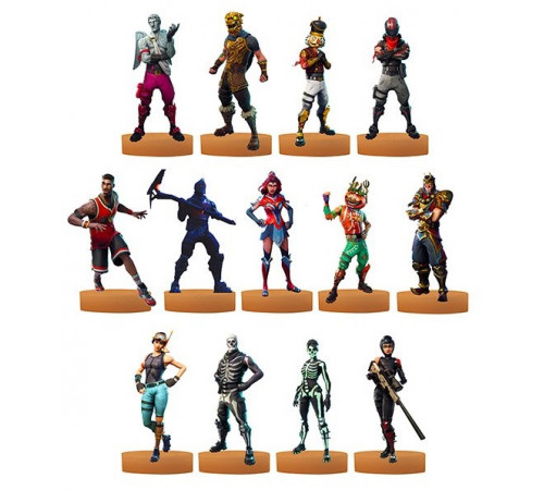 fortnite for5005 figurină de colecție &icirc;n sort. (7,5 cm.)
