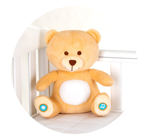 chipolino Плюшевая музыкальная игрушка с ночником "bear" pil02307bear