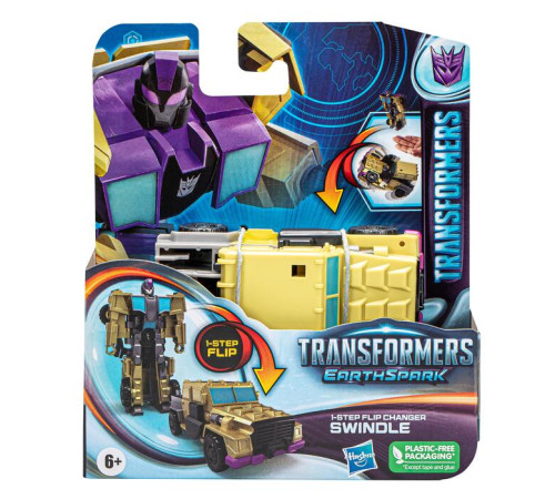transformers f6229 Трансформер "earthspark figure terran 1 step flip" (10 см.) в асс.