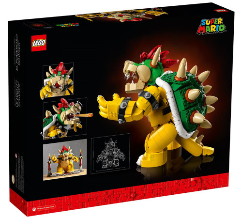 lego super mario 71411 onstructor "mighty bowser" (2807 el.)