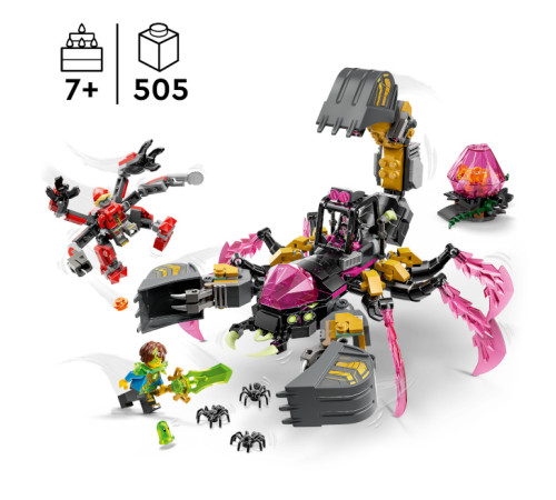 lego dreamzzz 71513 constructor "scorpionul de coșmar" ( 505 el.)