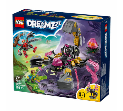  lego dreamzzz 71513 constructor "scorpionul de coșmar" ( 505 el.)