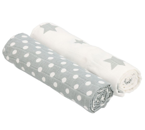 Детская одежда в Молдове new baby  46898 Набор муслиновых пеленок " softy " (90&times;110 см) 2 шт.