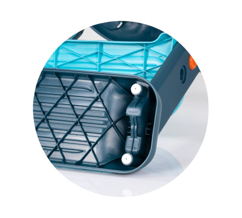 chipolino stpfl0252bl reductor pentru toaleta cu scara "flippy" (albastru)