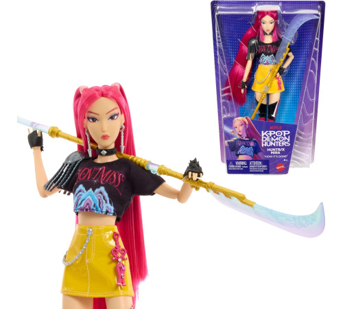 kpop demon hunters jrn36 păpușă "how it&rsquo;s done"&mdash; mira &icirc;n ținută de scenă