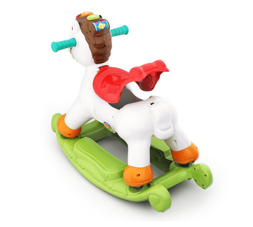 hola toys 987 Музыкальная Игрушка-качалка "Лошадка"