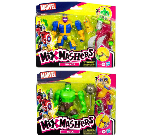  avengers f9266 figurină mixmashers avengers (12,7 cm) in sort.