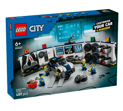 Jucării pentru Copii - Magazin Online de Jucării ieftine in Chisinau Baby-Boom in Moldova lego city 60457 constructor "garaj personalizat pentru mașini de poliție" (489 el.)