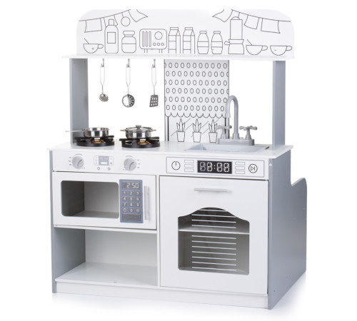 Chipolino DIWH02404565 Детский набор 2 в 1 - Кухня и ресторан (98 см)  chipolino diwh02404565 Детский набор 2 в 1 - Кухня и ресторан (98 см)