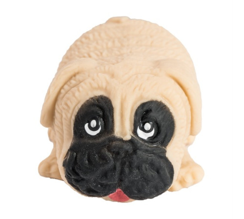 as kids 1027-64224 figurină stretch "cățeluș mops" (8.5 cm) in sort.