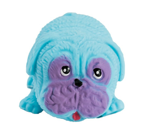 as kids 1027-64224 figurină stretch "cățeluș mops" (8.5 cm) in sort.